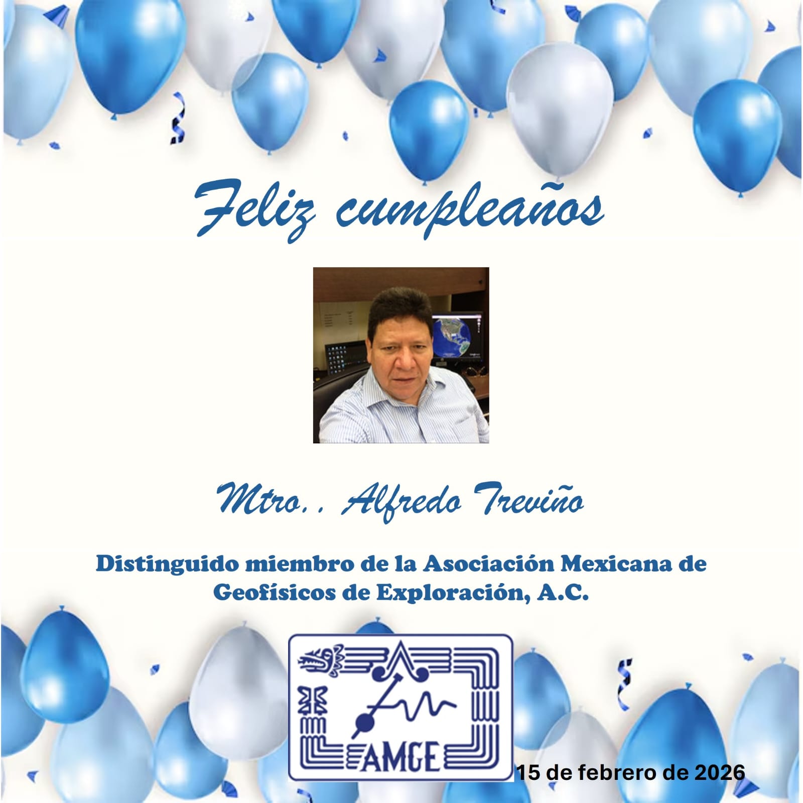 ¡Feliz cumpleaños Mtro. Alfredo Treviño!