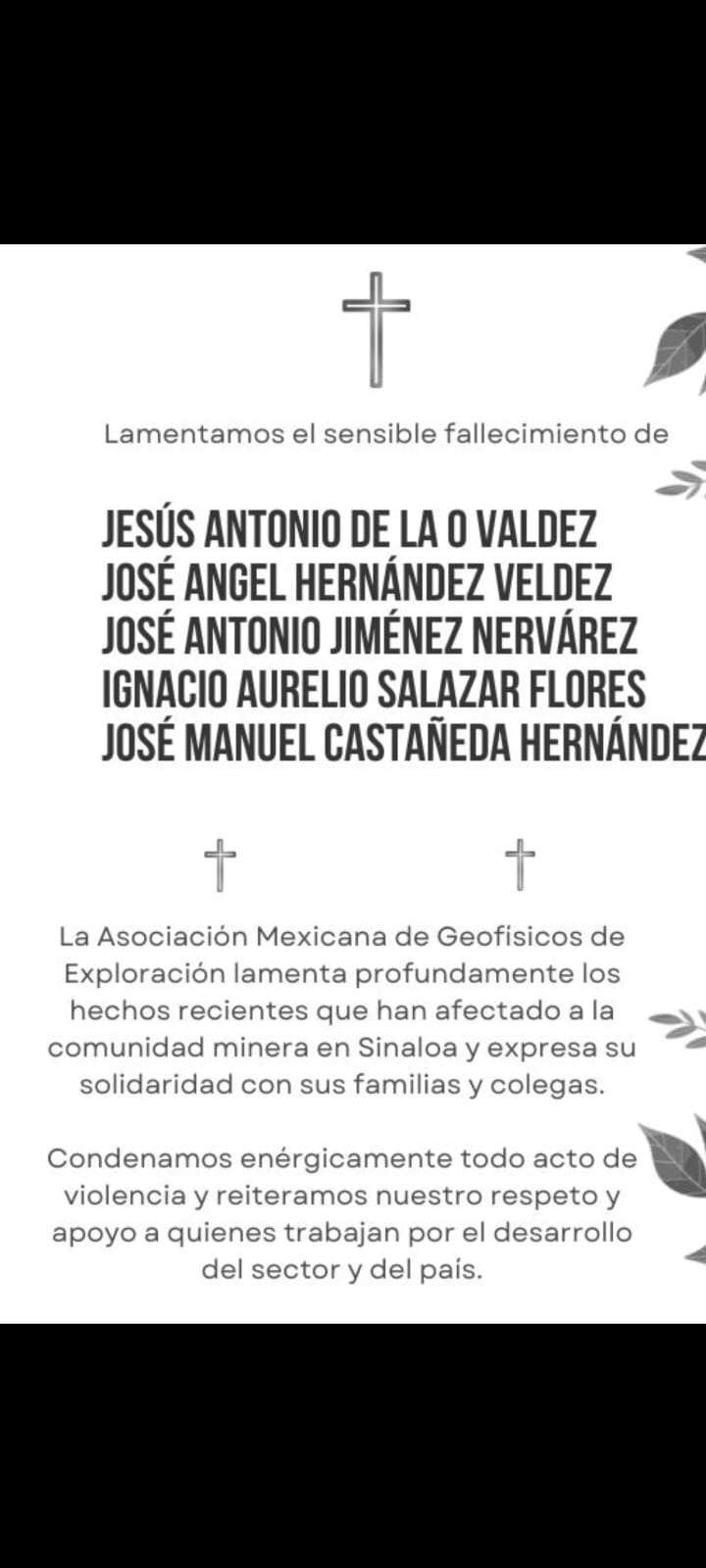 Duelo por la comunidad minera en Sinaloa